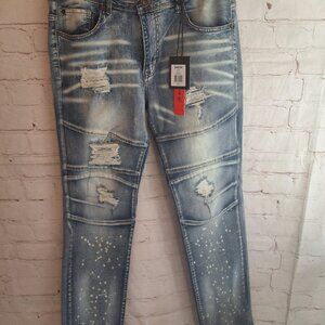 Kind Red Modern Fit Jeans